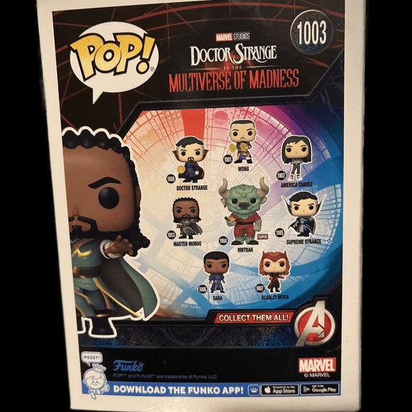 New Funko Pop! Doctor Strange - Master Mordo Bobble-Head Figurine - Picture 3 of 4